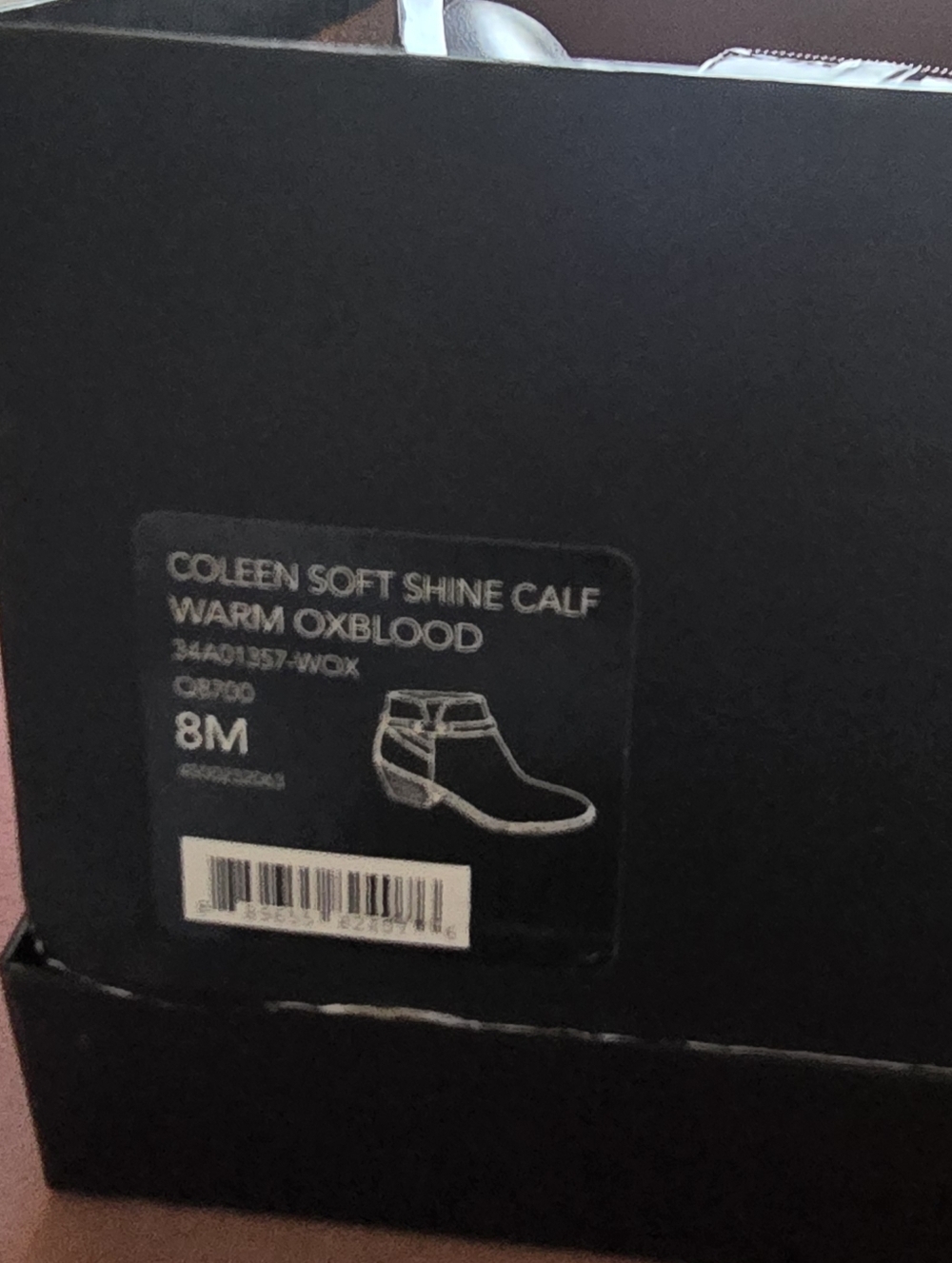 Coach Coleen Soft Shine Calf Warm Oxblood Leather Boots Brown Size 8 NIB - Picture 3 of 8